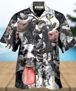 Cow Funny Dairy Cow Happy Life In The Farm Hawaiian Shirt – Trendy Aloha