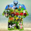 Cow Hereford Cow Beautiful Landscape Hawaiian Shirt – Trendy Aloha