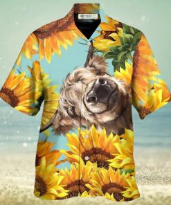 Cow Happy Life With Sunflower Hawaiian Shirt – Trendy Aloha