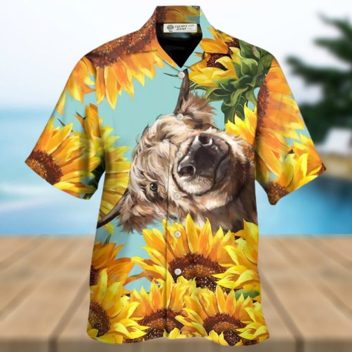 Cow Happy Life With Sunflower Hawaiian Shirt – Trendy Aloha