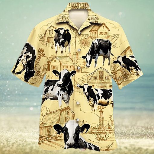 Cow Hawaiian Shirt Dairy Cow Aloha Shirt, Aloha Hawaiian Shirts