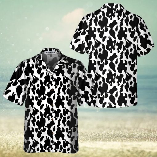 Cow Print Seamless Pattern Hawaiian Shirt, Cow Hawaiian Shirt, Cow Print Shirt For Men And Women