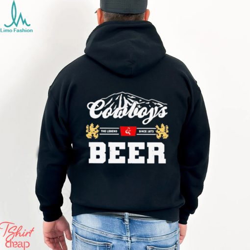 Cowboy And Beer The Legend Since 1873 Shirt