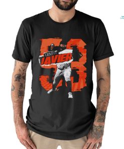 Cristian Javier Houston baseball player signature 2023 shirt