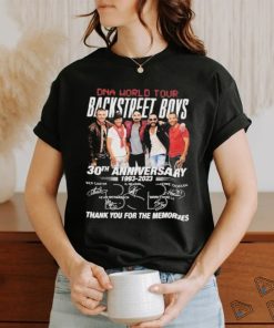 DNA World Tour Backstreet Boys 30th Anniversary 1993 – 2023 Thank You For The Memories T Shirt