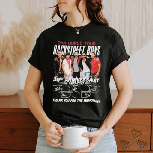 DNA World Tour Backstreet Boys 30th Anniversary 1993 – 2023 Thank You For The Memories T Shirt