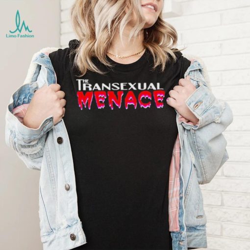 Dark Natalie Wearing The Transexual Menace Shirt