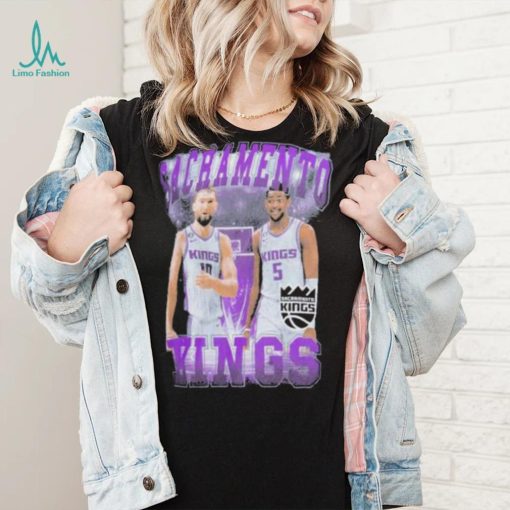 De’Aaron Fox And Domantas Sabonis Black Sacramento Kings Player Duo shirt