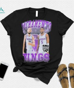 De’Aaron Fox And Domantas Sabonis Black Sacramento Kings Player Duo shirt