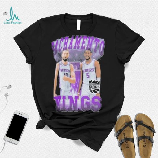 De’Aaron Fox And Domantas Sabonis Black Sacramento Kings Player Duo shirt