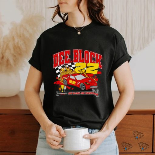 Dee Block Race Car Cup Champion 2023 logo shirt