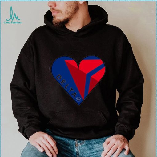 Delta Air Lines heart shirt