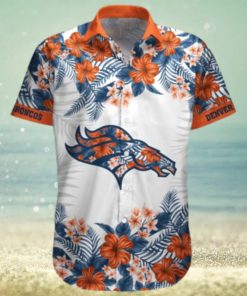 Denver Broncos Summer Beach Shirt and Shorts Full Over Print