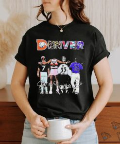 Denver Sports Teams Player Signatures Shirt
