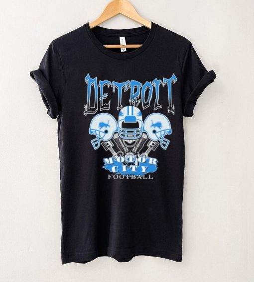 Detroit Lions Motor City Football Helmet Shirt