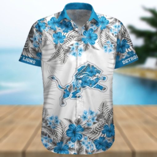 Detroit Lions Summer Beach Shirt and Shorts Full Over Print