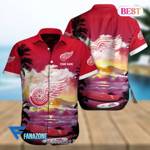 Detroit Red Wings NHL Custom Hawaii Shirt