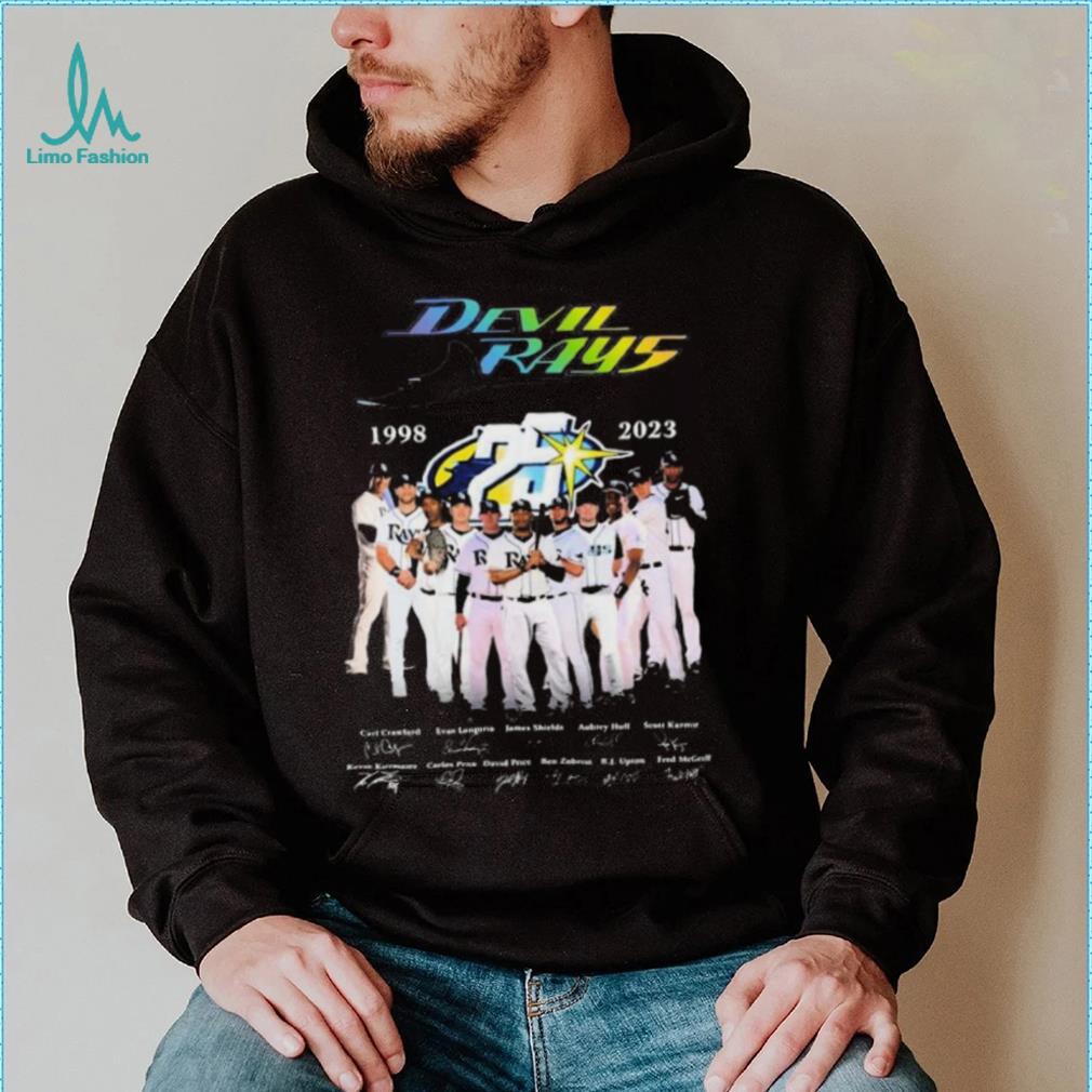 Devil Rays 1998 2023 Teams Signature Shirt Devil Rays 1998 2023 Teams Signature Shirt