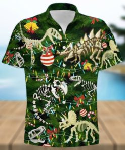 Dinosaur Christmas Tree Aloha Disney Hawaiian Shirt