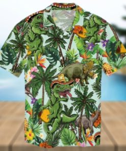 Dinosaur Hawaiian Shirt Aloha Beach Shirts Summer Hawaiian