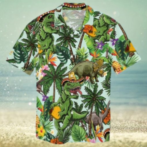 Dinosaur Hawaiian Shirt Aloha Beach Shirts Summer Hawaiian