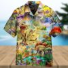 The Muppet Count Von Count Summer Pineapple Tropical Hawaiian Shirt