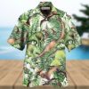 Jurassic Park Hawaii Shirt Grean Leaf For Summer Gift