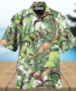 Dinosaur Jurassic Dinosaur Green Style Jurassic Park Hawaiian Shirt