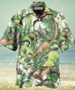 Dinosaur Jurassic Dinosaur Green Style Jurassic Park Hawaiian Shirt