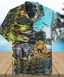 Dinosaur Jurassic Park Hawaiian Shirt Unisex Dinosaur Lover Hawaiians