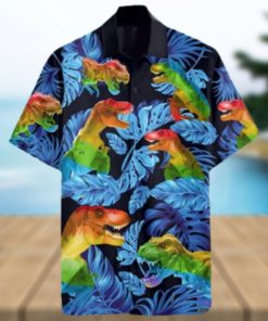 Dinosaur T rex Funny Dinosaur Hawaiian Shirt