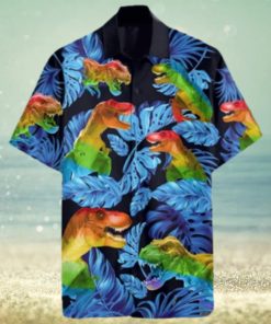 Dinosaur T rex Funny Dinosaur Hawaiian Shirt