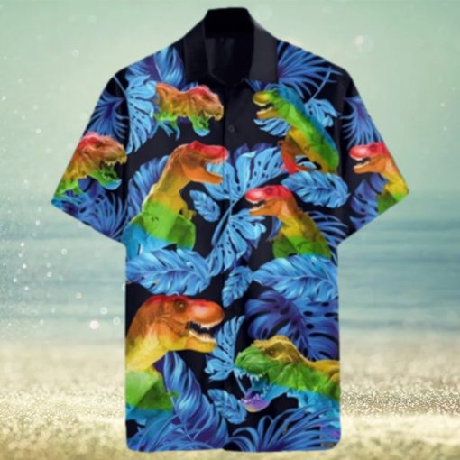 Dinosaur T rex Funny Dinosaur Hawaiian Shirt