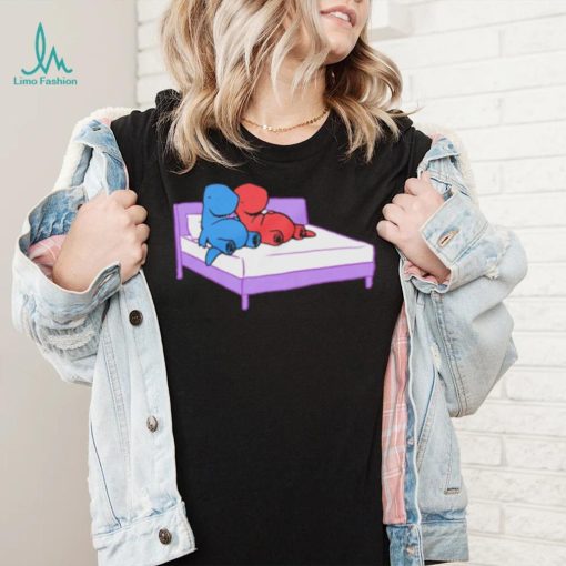 Dinosaur big bed shirt