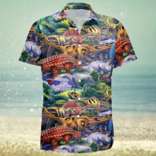 Dinosauria Dinosaur Hawaiian Shirt