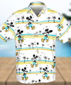 Disney Mickey Mouse Walking On Beach Hawaiian Shirt