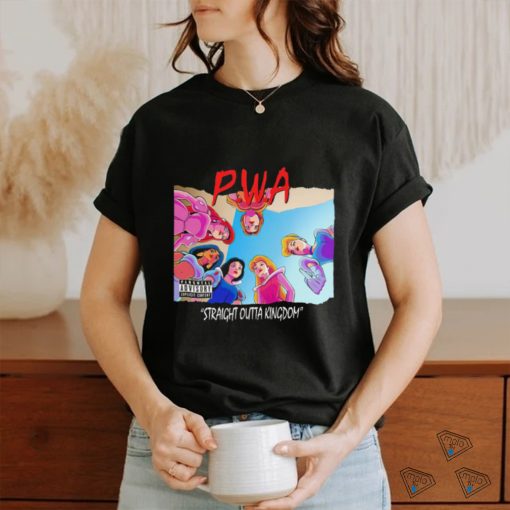 Disney Princess P.W.A straight outta Kingdom cartoon shirt