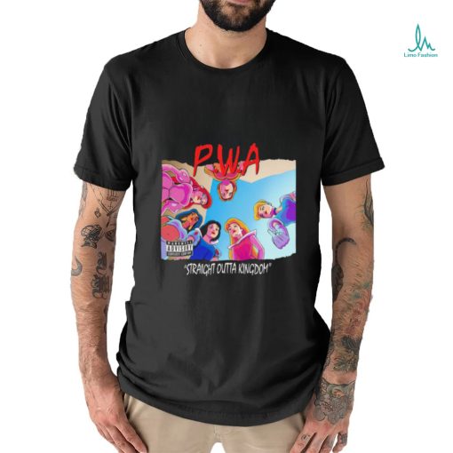 Disney Princess P.W.A straight outta Kingdom cartoon shirt