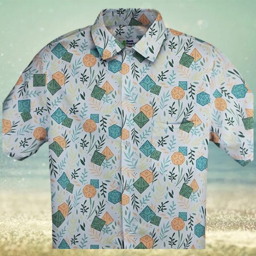 Dnd Dice Plants Shirt Hawaiian Button Up