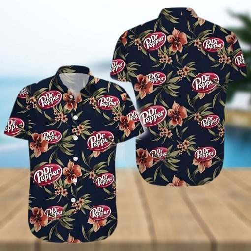 Dr Pepper Hawaiian Shirt Man