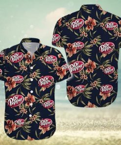 Dr Pepper Hawaiian Shirt Man