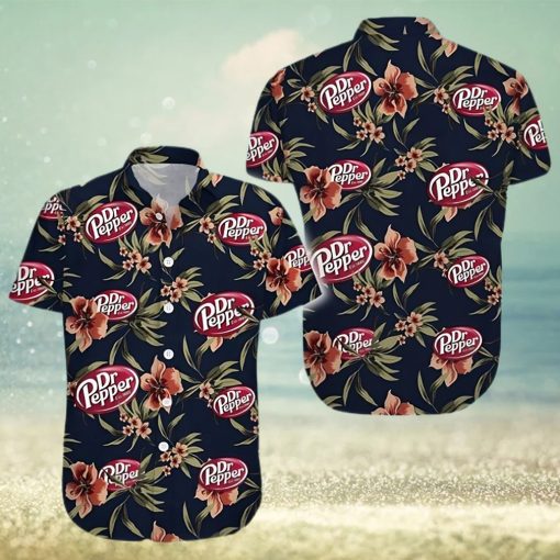 Dr Pepper Hawaiian Shirt Man