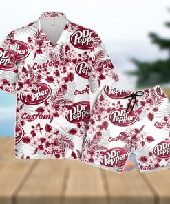 Dr.Pepper Hawaiian Shirt Flowers Pattern Personalized Gift Men And Women