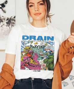 Drain Living Proof May 5 2023 Album poster shirt