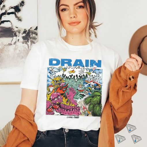 Drain Living Proof May 5 2023 Album poster shirt