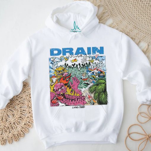 Drain Living Proof May 5 2023 Album poster shirt
