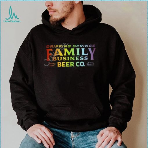 Dripping Springs Family Business Beer Co Rainbow Shirt Jensen Ackles shirt