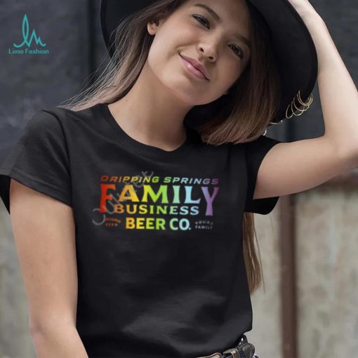 Dripping Springs Family Business Beer Co Rainbow Shirt Jensen Ackles shirt