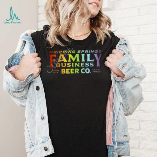 Dripping Springs Family Business Beer Co Rainbow Shirt Jensen Ackles shirt