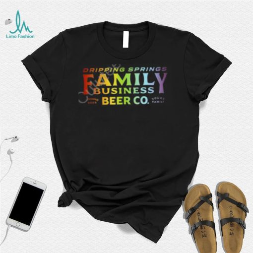 Dripping Springs Family Business Beer Co Rainbow Shirt Jensen Ackles shirt